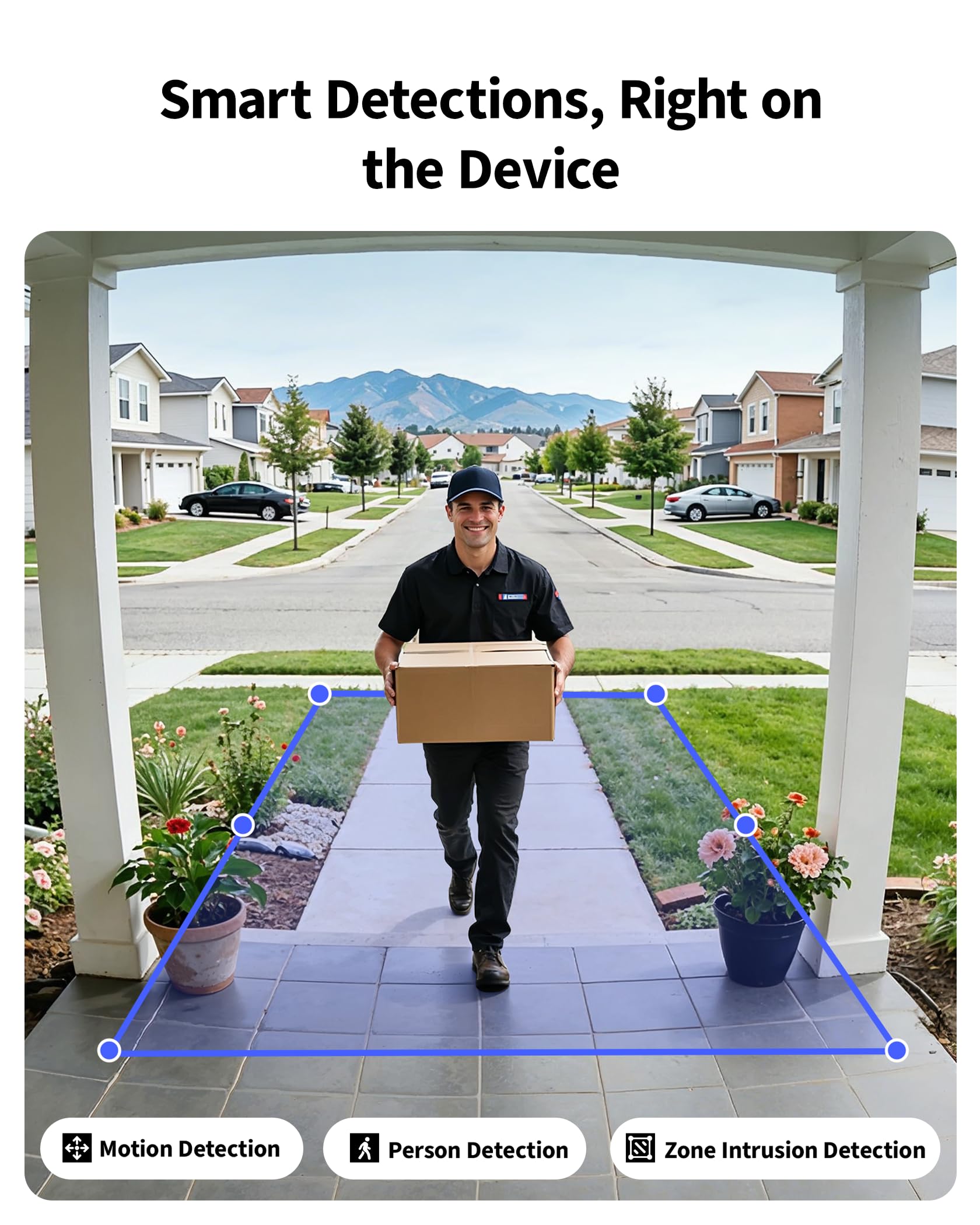 Aqara G400 included chime and mounting kit, easy indoor alert setup