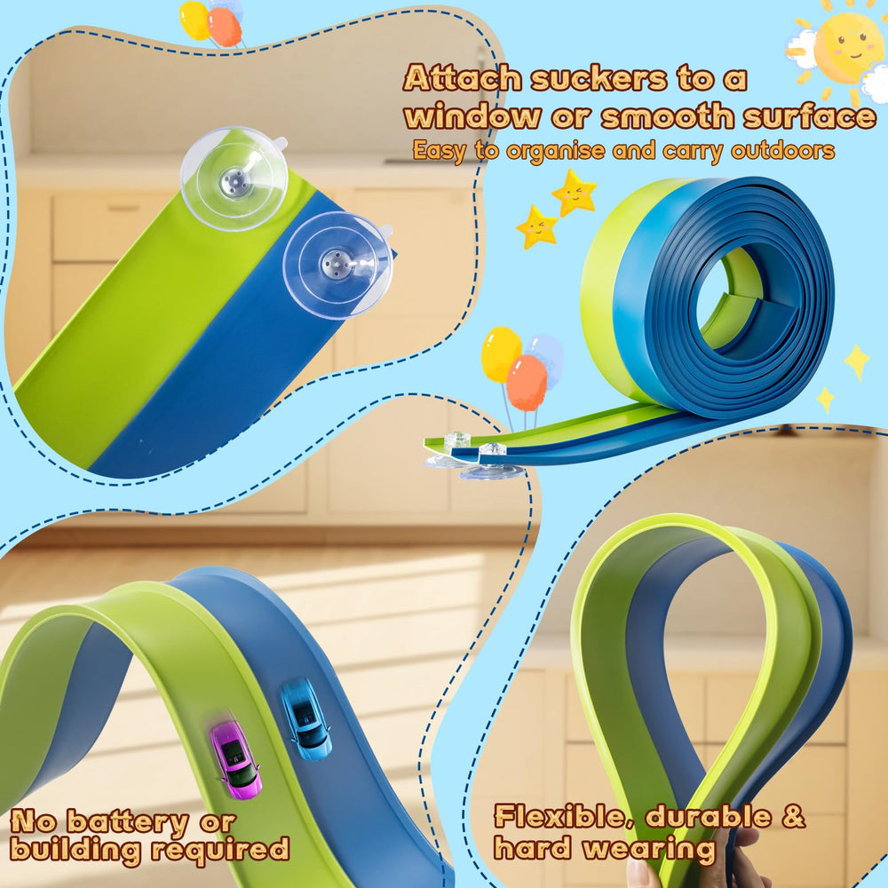 AQFR track rolled up illustrating compact storage convenience