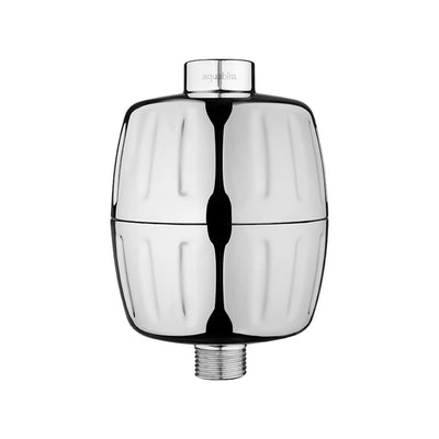 AquaBliss SF500 chrome front view showing sleek design and easy install benefit