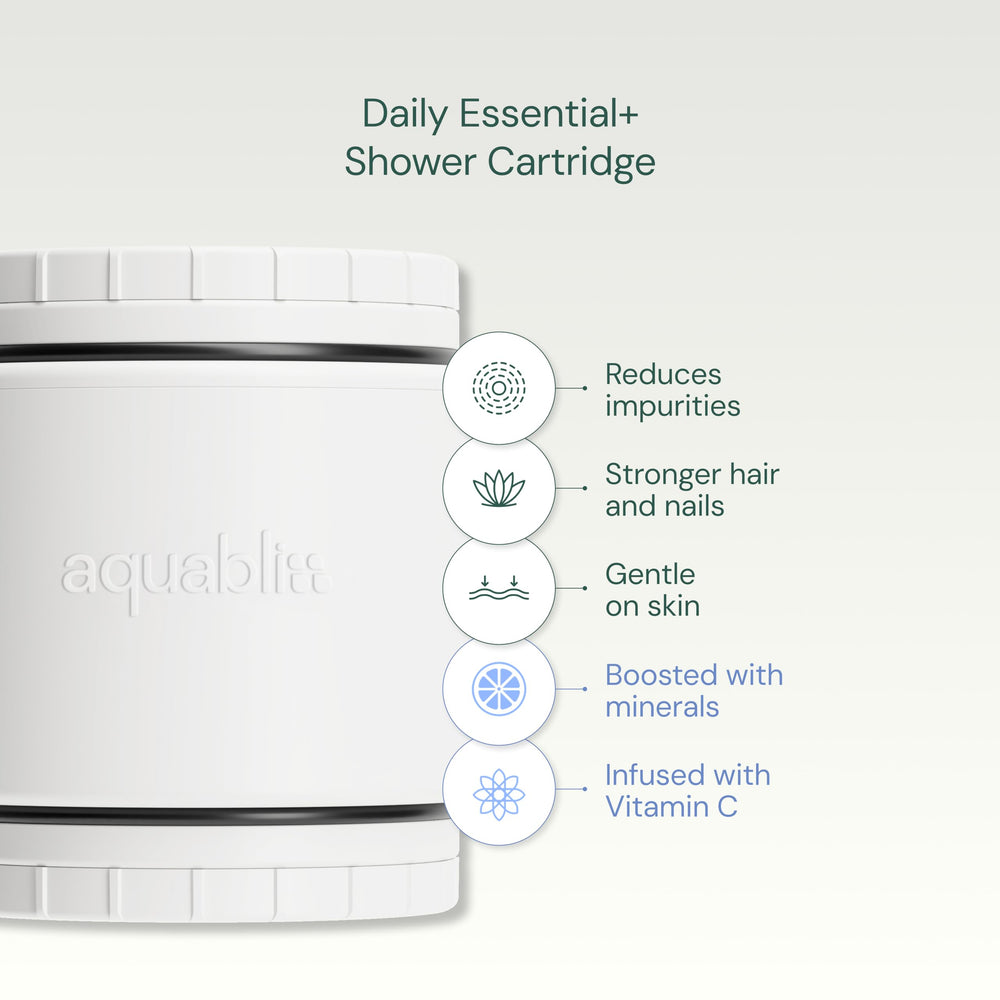 Aquabliss etiqueta con especificaciones para confirmar compatibilidad