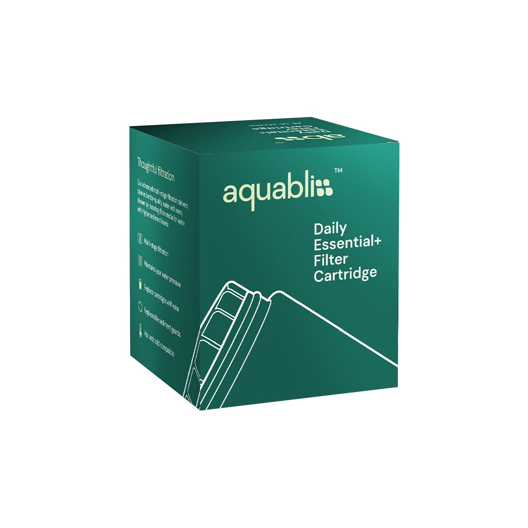 Aquabliss cartucho instalado en ducha, cambio sencillo en 60 segundos