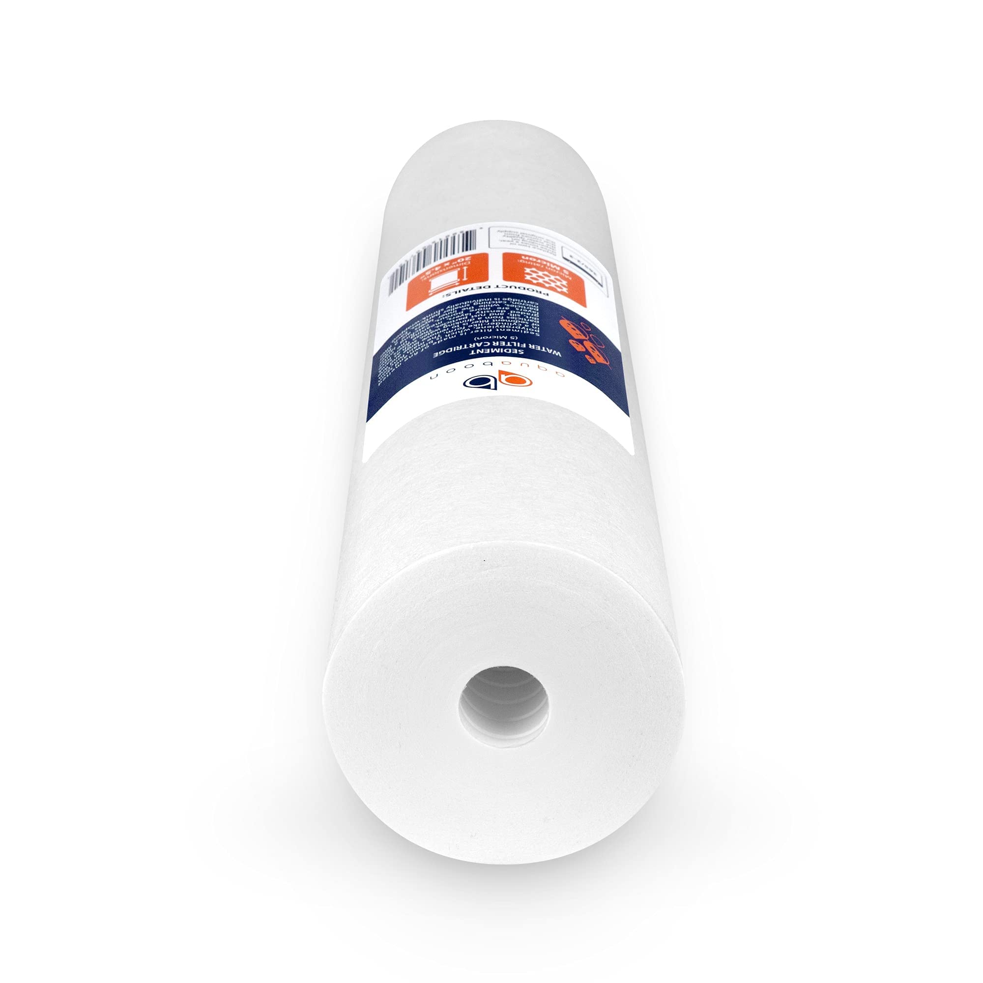 Aquaboon etiqueta indicando polipropileno resistente y durabilidad