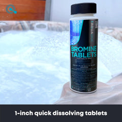 AquaDoc pastillas de bromo de 1 pulgada apiladas, liberación lenta para mantenimiento constante
