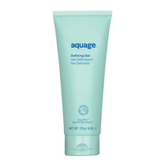 Aquage gel frontal bote mostrando diseño y tamaño, define rizos eficientemente
