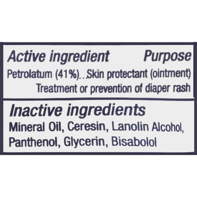 Close view of Aquaphor label illustrating ingredient transparency and trust