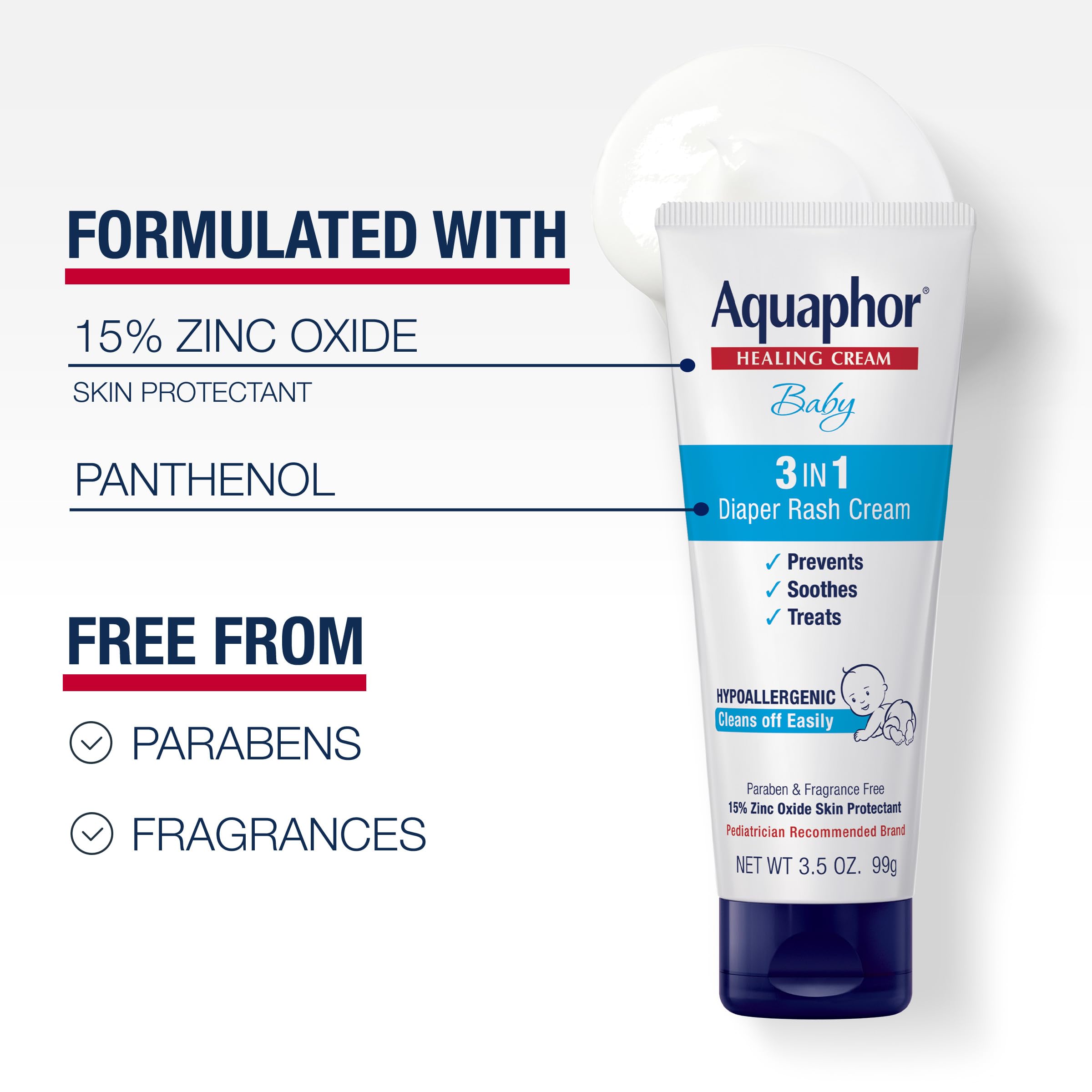 Aquaphor escala tamaño del tarro comparado con manos