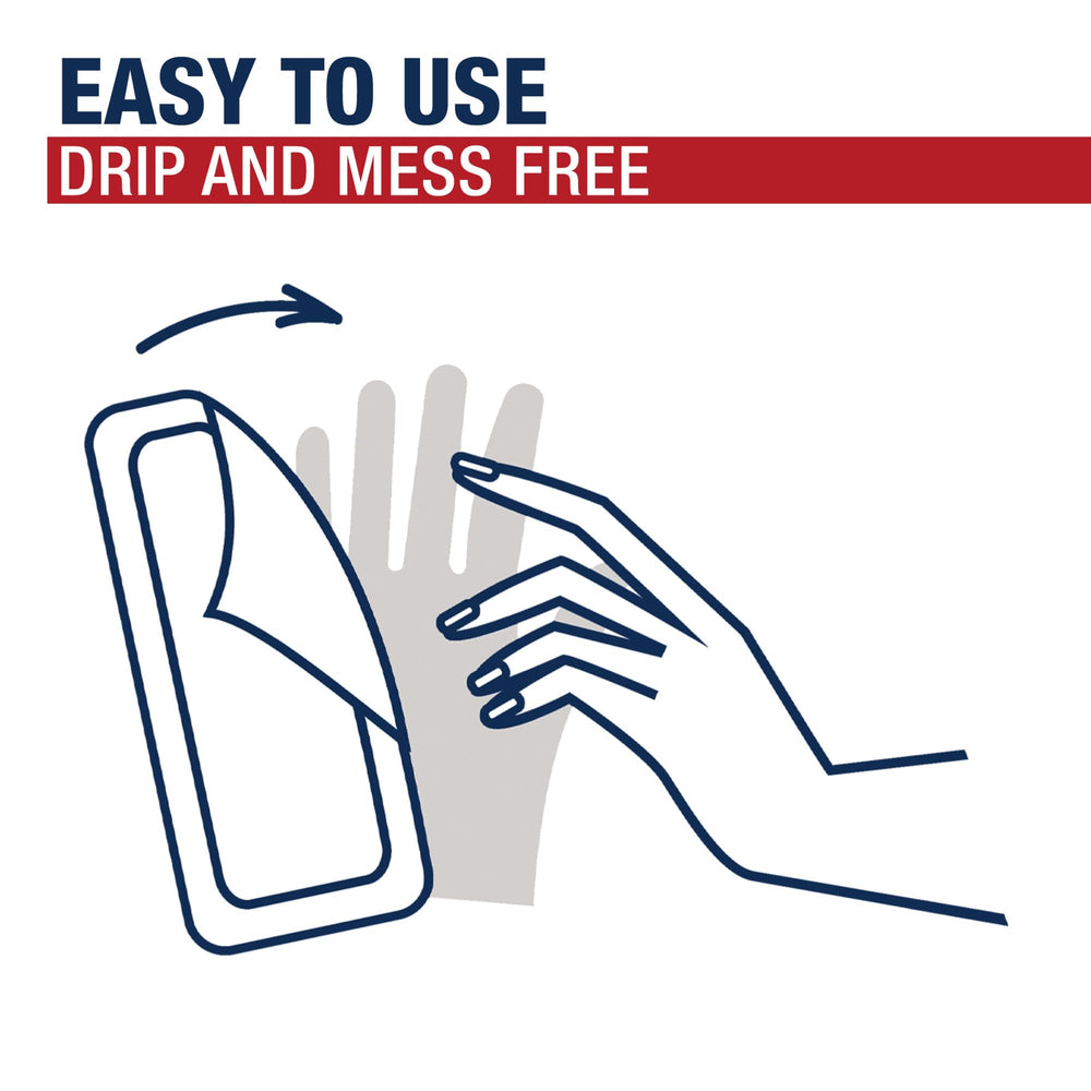 Aquaphor glove separation at wrist seal for simple, hygienic single-use application