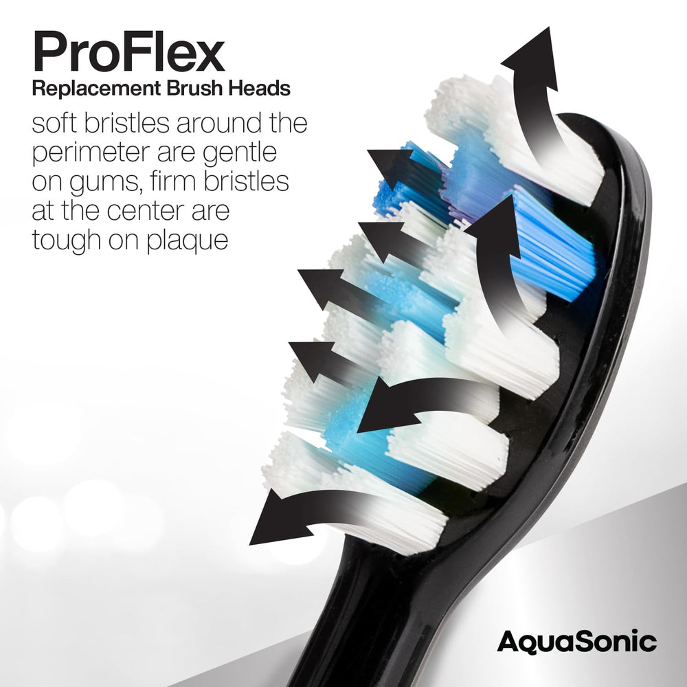 AquaSonic cabezal en mano para apreciar tamaño y escala práctica