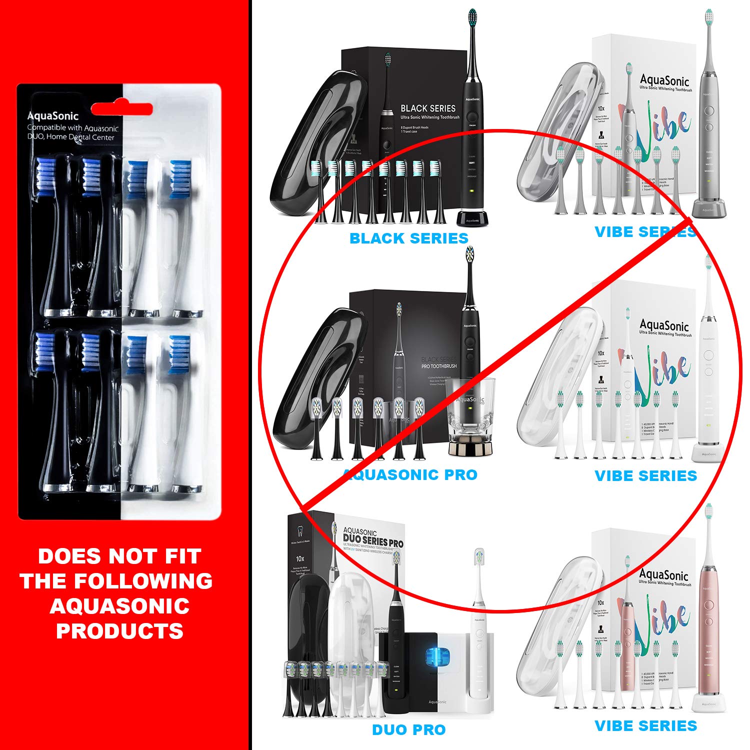 AquaSonic primer plano de cerdas en línea de encía mostrando suavidad protectora