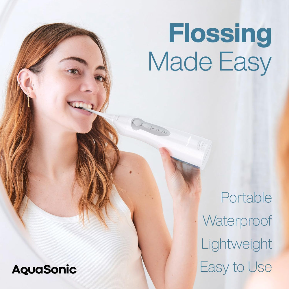 Aquasonic punta ortodóntica enfocada que facilita limpieza alrededor de brackets