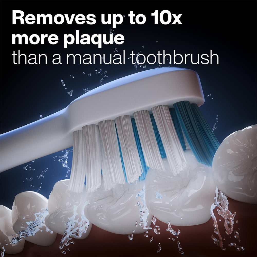 Aquasonic ten DuPont brush heads fanned out to show bristle quality and replacement value