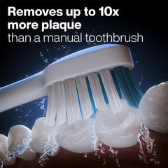 Aquasonic ten DuPont brush heads fanned out to show bristle quality and replacement value