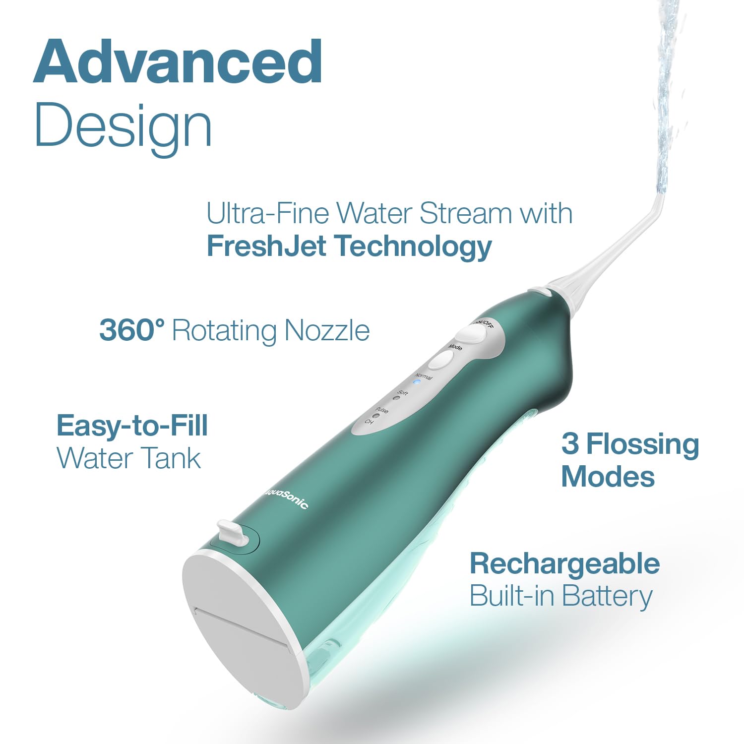 Aquasonic carcasa impermeable y texturizada para agarre seguro
