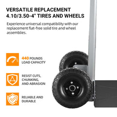 AR-PRO image showing 5/8-inch sealed bearing and 2.2-inch hub offset for smooth rotation