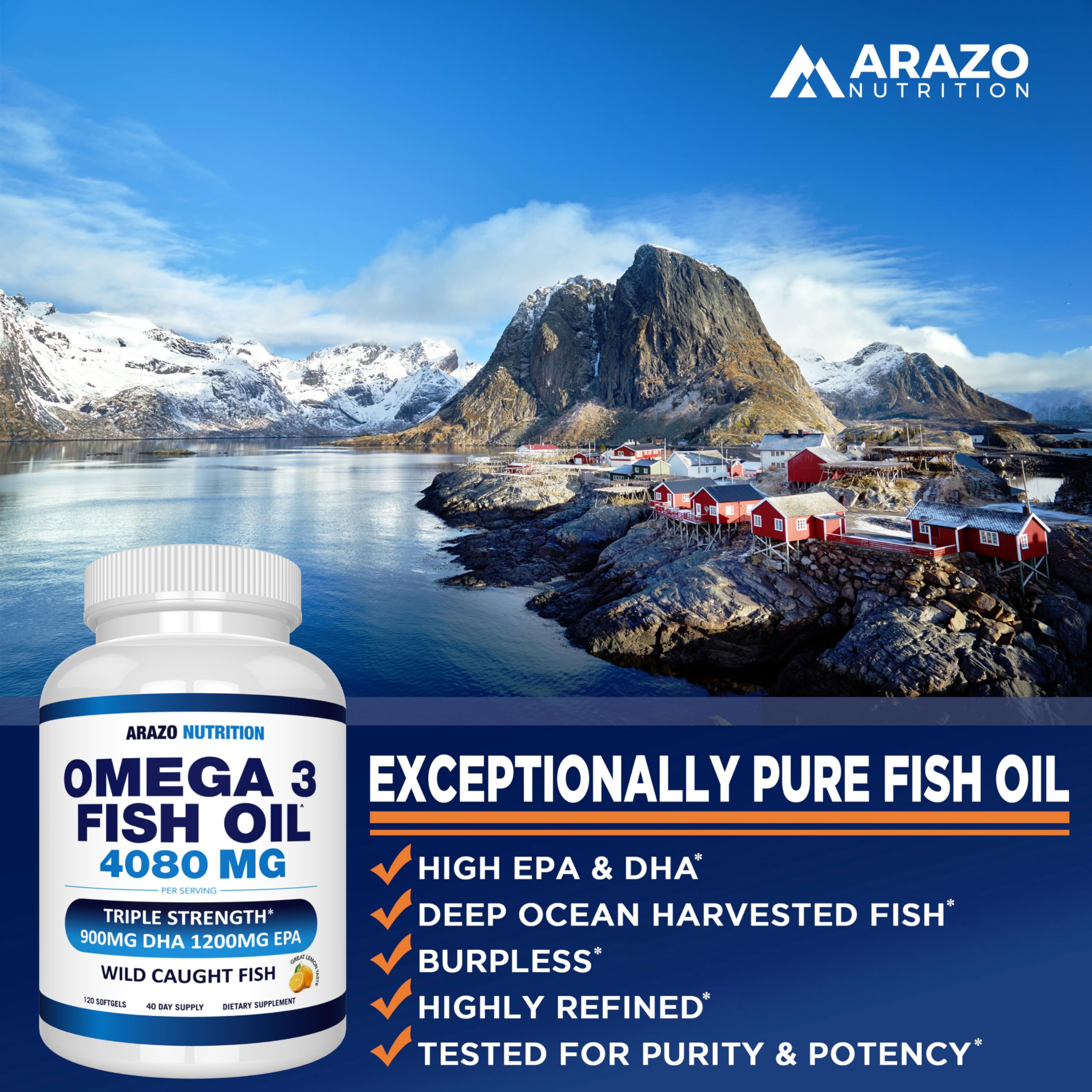 Arazo Nutrition sellos de certificación que indican pesca responsable