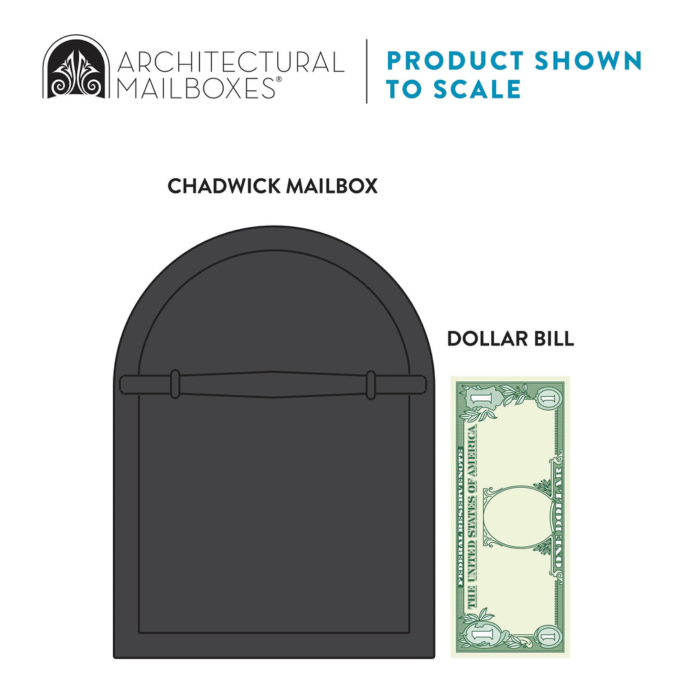 Architectural Mailboxes Chadwick interior galvanizado y revestido para proteger la correspondencia