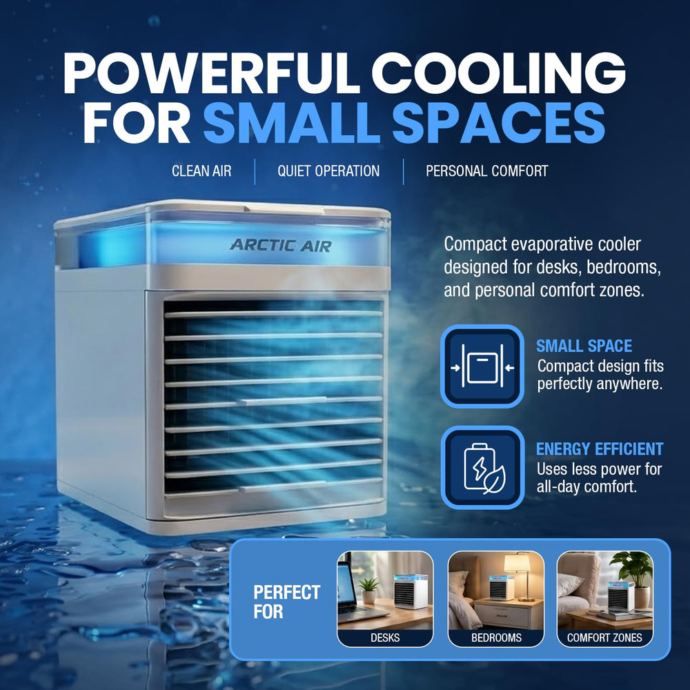 Arctic Air panel táctil con controles y selección de 4 velocidades