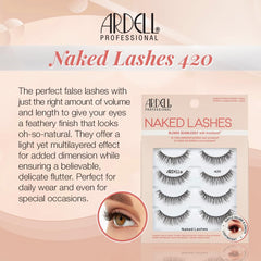 Ardell lash cluster texture highlighting natural crisscross pattern