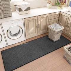 AREDO rubber backing detail demonstrating non-slip grip and floor protection benefit
