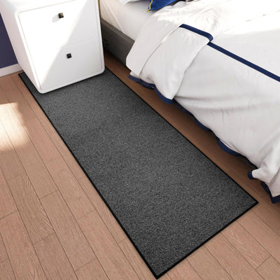 AREDO runner under door showing 0.23 inch clearance to prevent door catching
