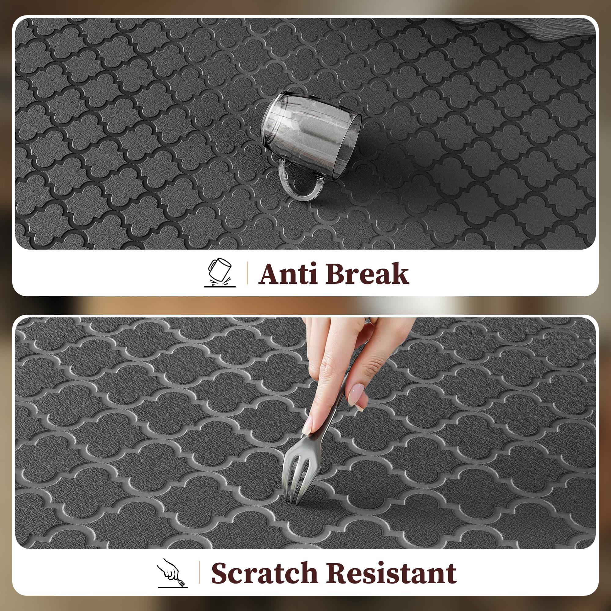 Arenarug conjunto instalado en cocina mostrando uso práctico