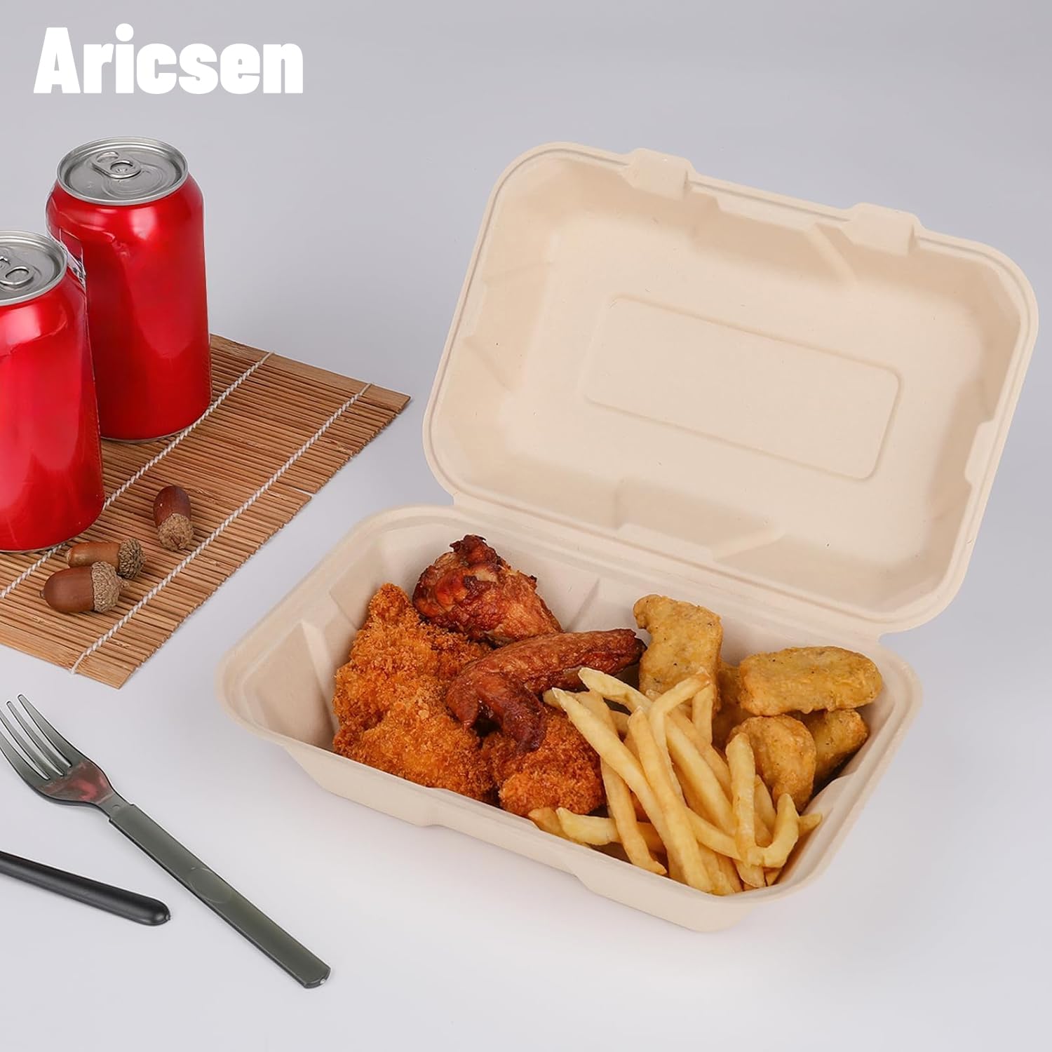 Aricsen cajas apiladas listas para entrega, ahorran espacio y logística