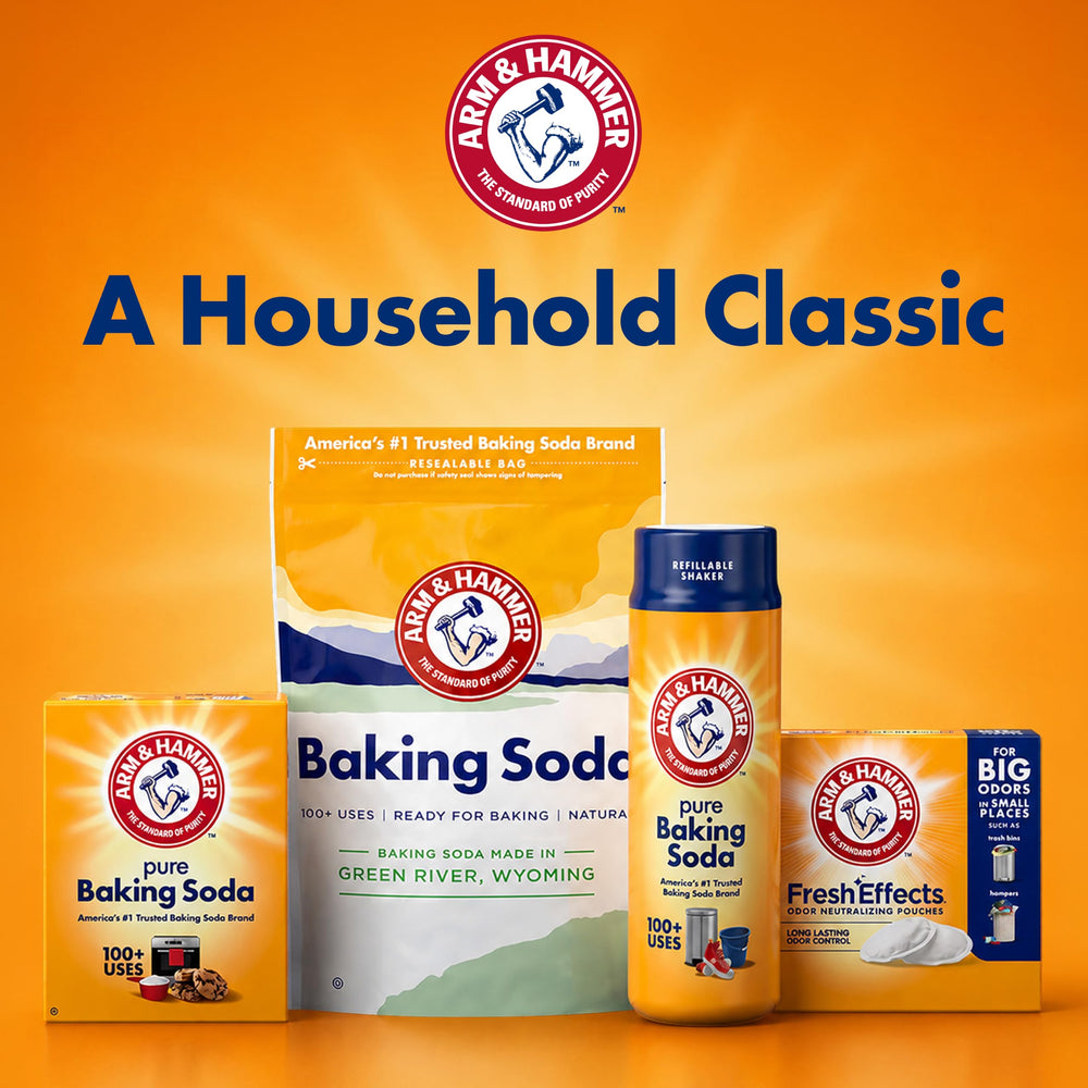 Arm & Hammer escena de hogar aclarando versatilidad para tareas domésticas