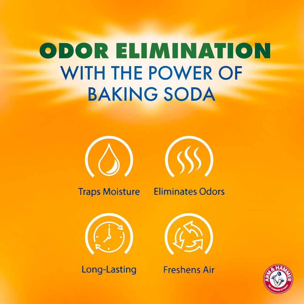 Arm & Hammer bolsa con nivel de agua visible que evidencia absorción