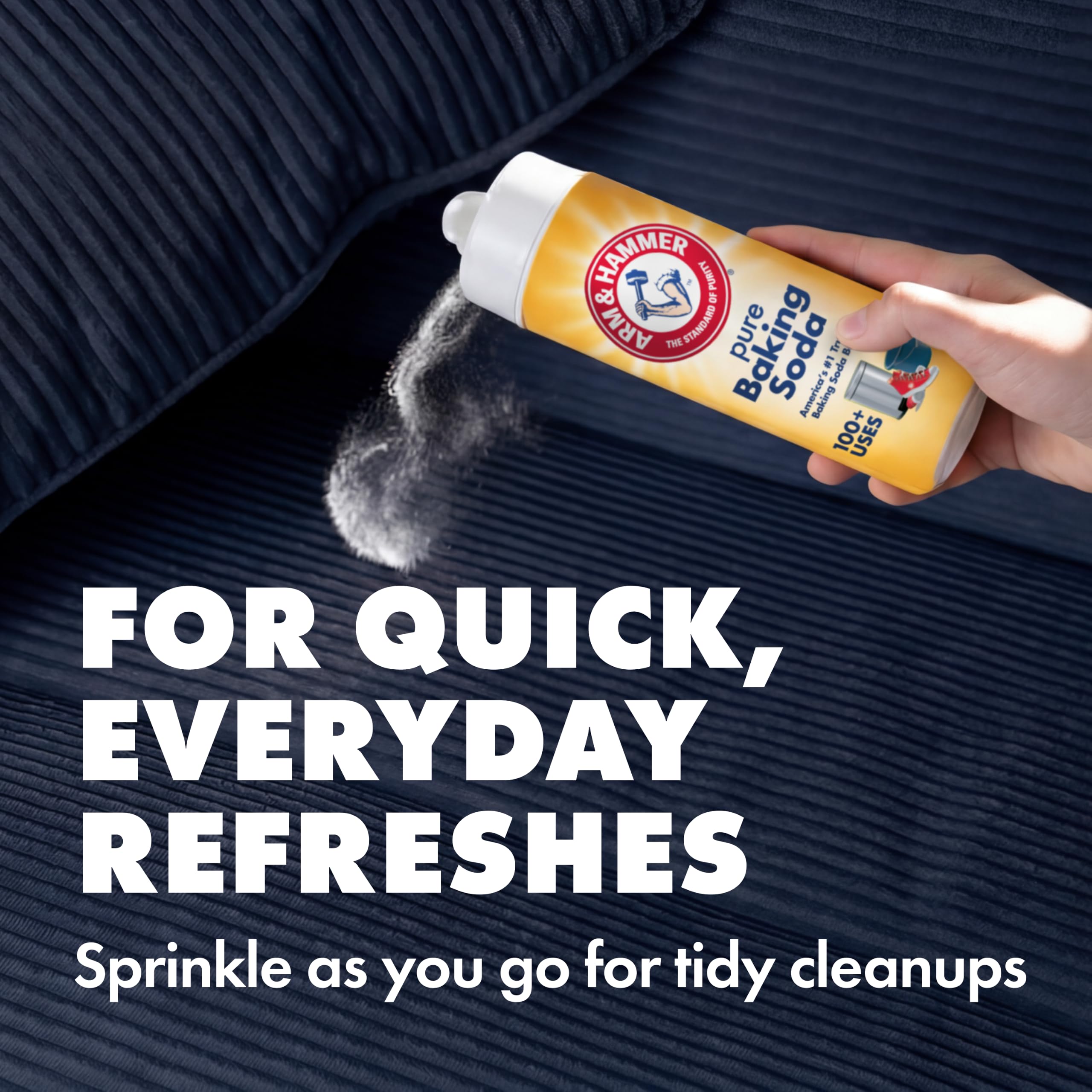 Arm & Hammer tapa resellable cerrada preserva bicarbonato seco