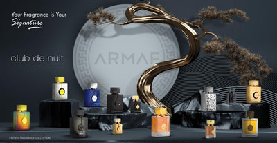 Armaf amber liquid close-up emphasizing rich color and warm fragrance character