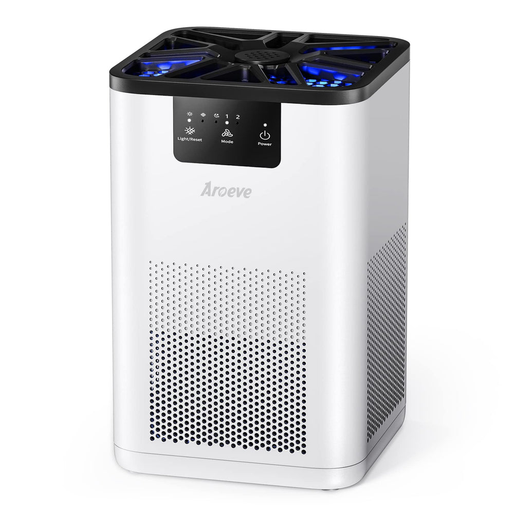 ARO EVE vista frontal del purificador mostrando diseño compacto y elegante
