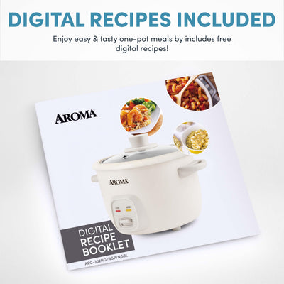 AROMA digital recipe booklet on tablet offering inspiration and guided recipes