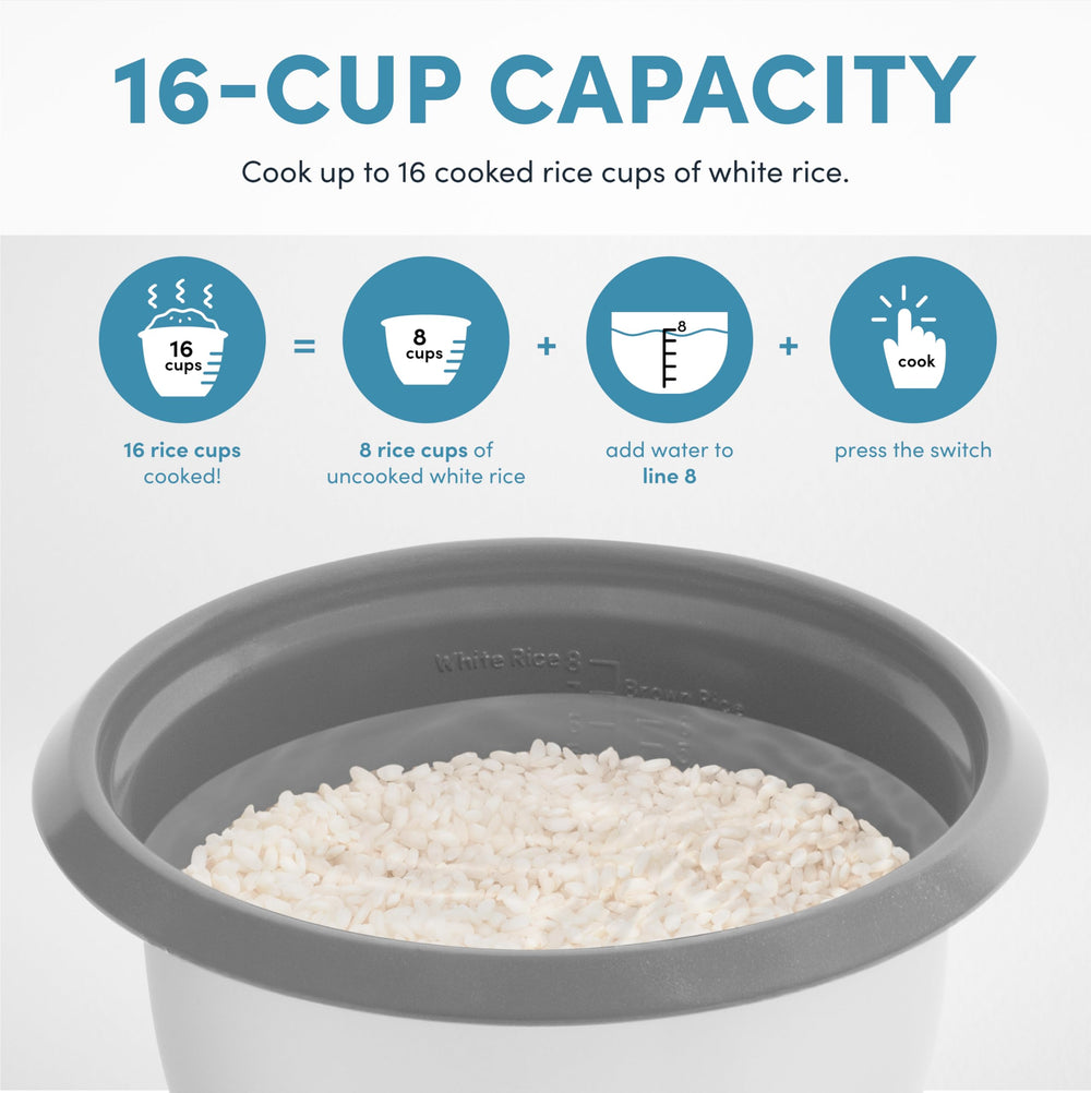 AROMA rice cooker in kitchen warming soup to illustrate versatile cooking uses