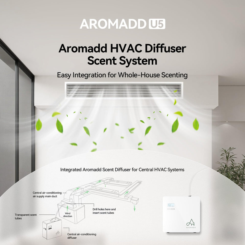 Aromadd close-up of diffusion nozzle highlighting consistent output