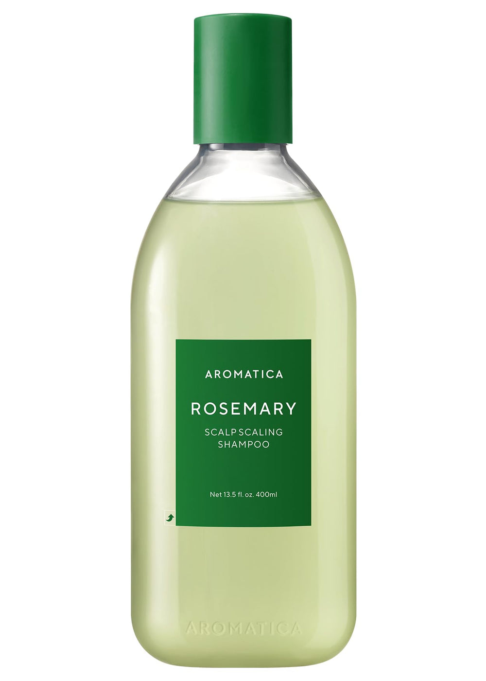 AROMATICA botella frontal del champú romero para limpieza profunda