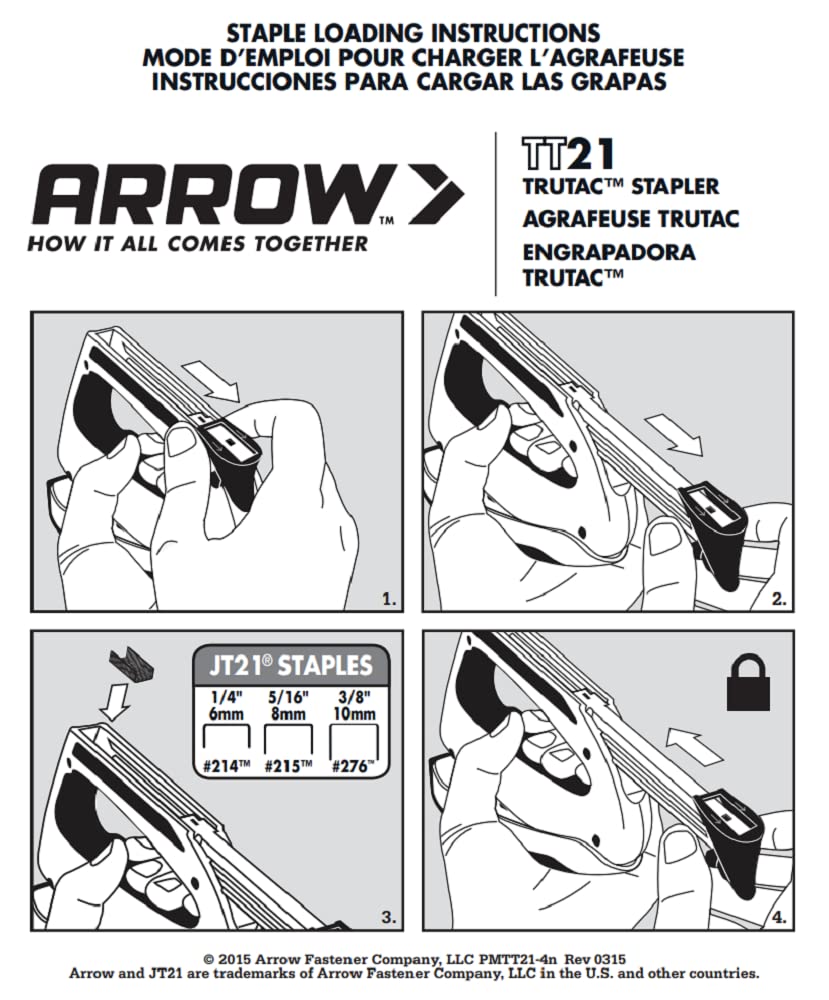 Arrow TT21 grapas en tapicería demostrando precisión y control