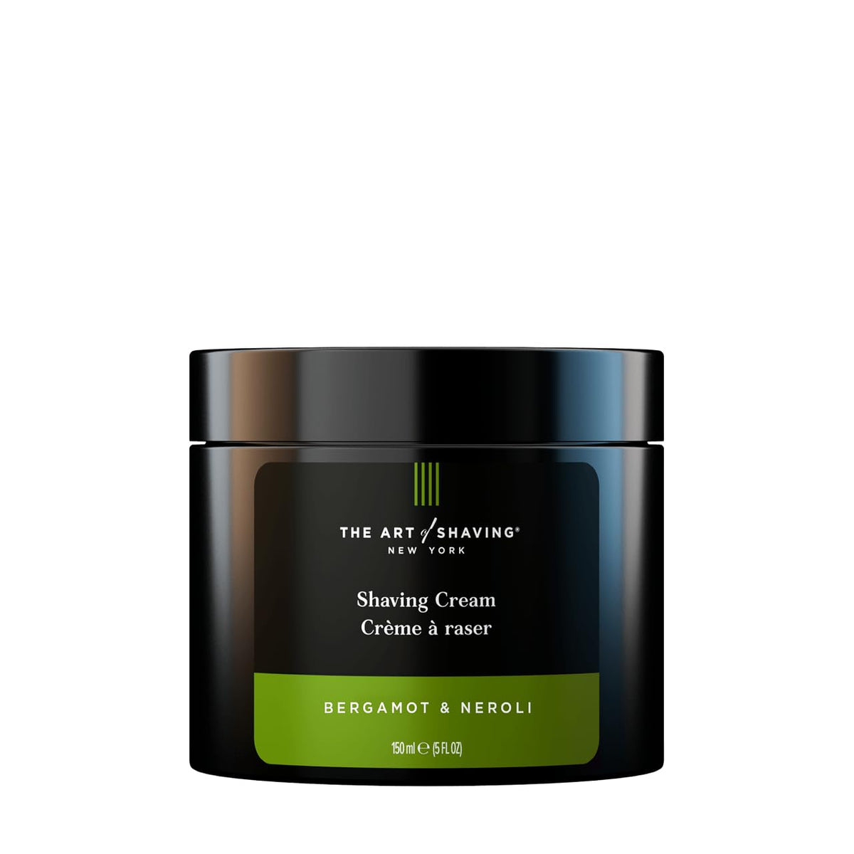 The Art of Shaving front tube showing packaging and premium finish benefit: visual reassurance