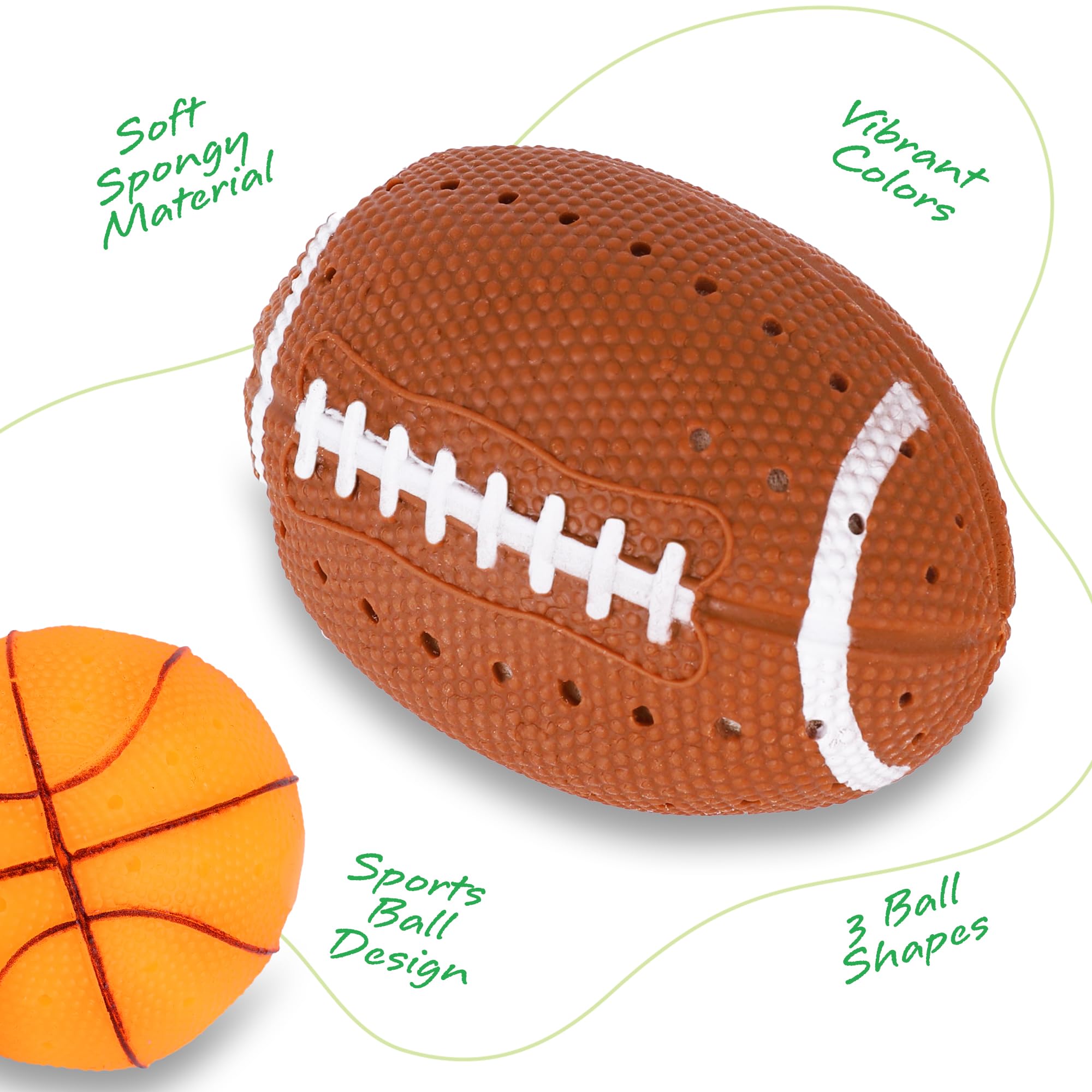 ArtCreativity balón tipo football en baño, estimula motricidad y juego