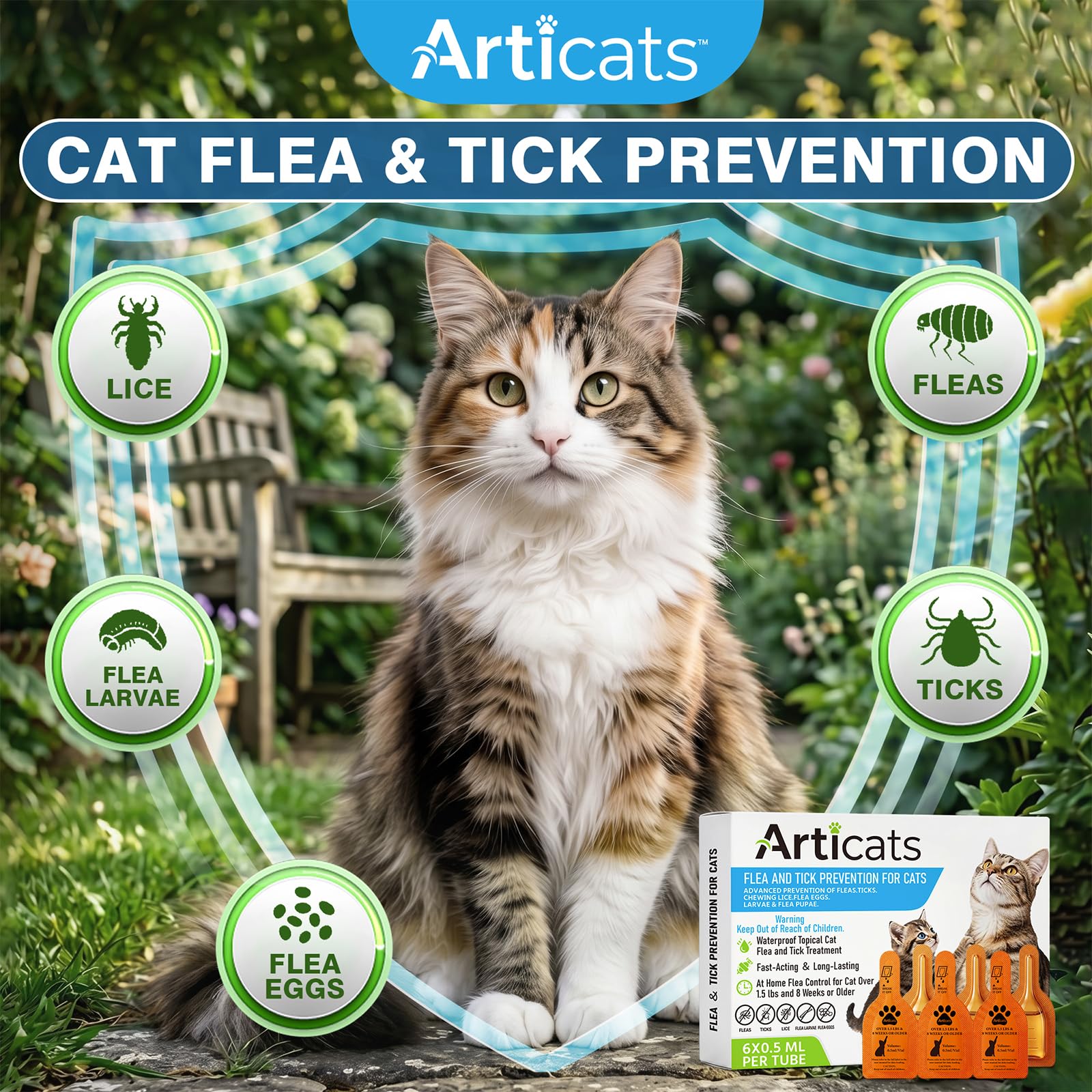 Articats tubo detalle de la textura listo para aplicar con seguridad