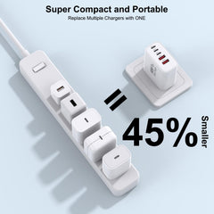 Articona en uso cargando iPhone y iPad simultáneamente, carga rápida