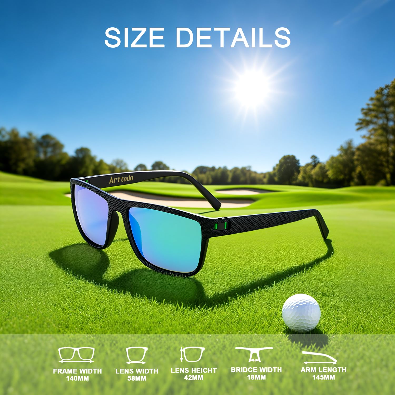 Arttodo gafas en ambiente campo destaque estilo y protección UV