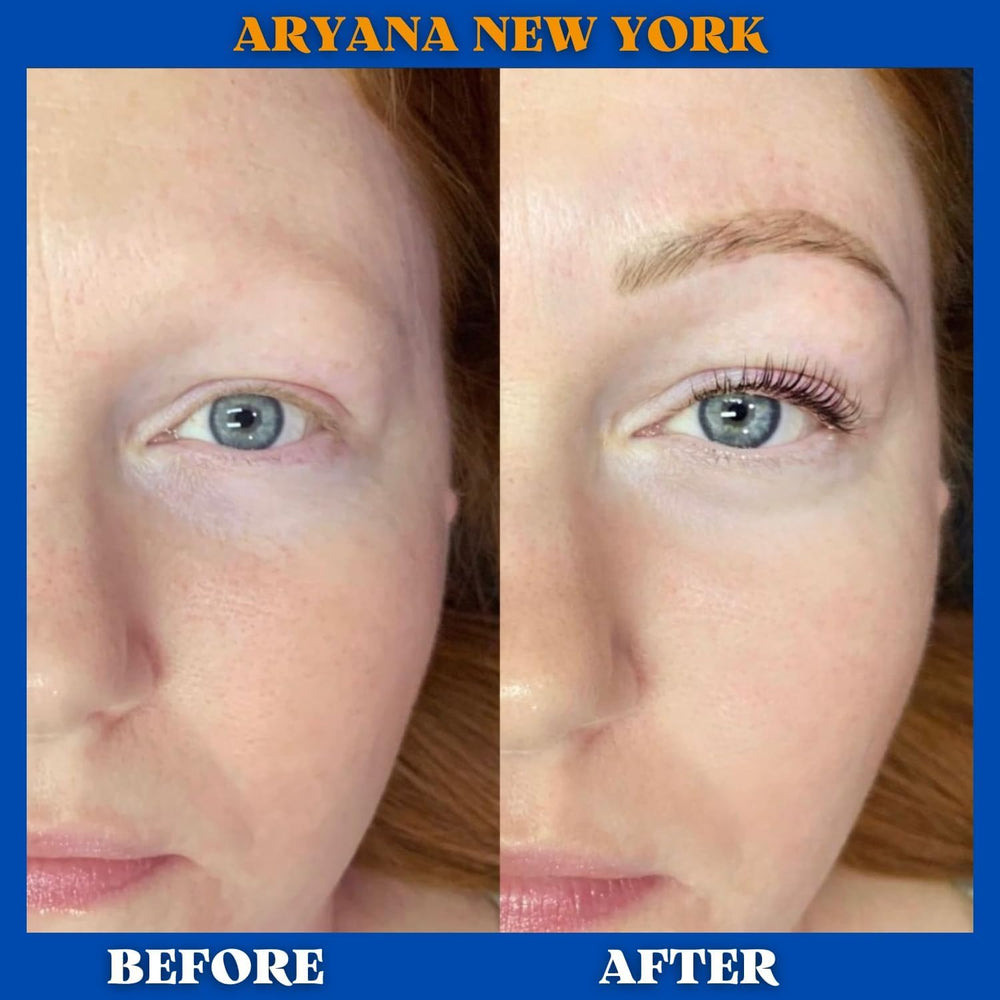ARYANA NEW YORK pincel duo en mano para aplicación precisa y acabado pulido