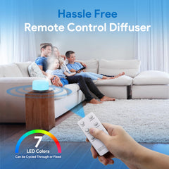 ASAKUKI remote and controls displayed for convenient hands-free adjustments