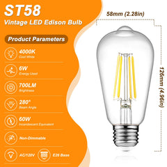 Ascher primer plano del filamento vintage que realza decoración