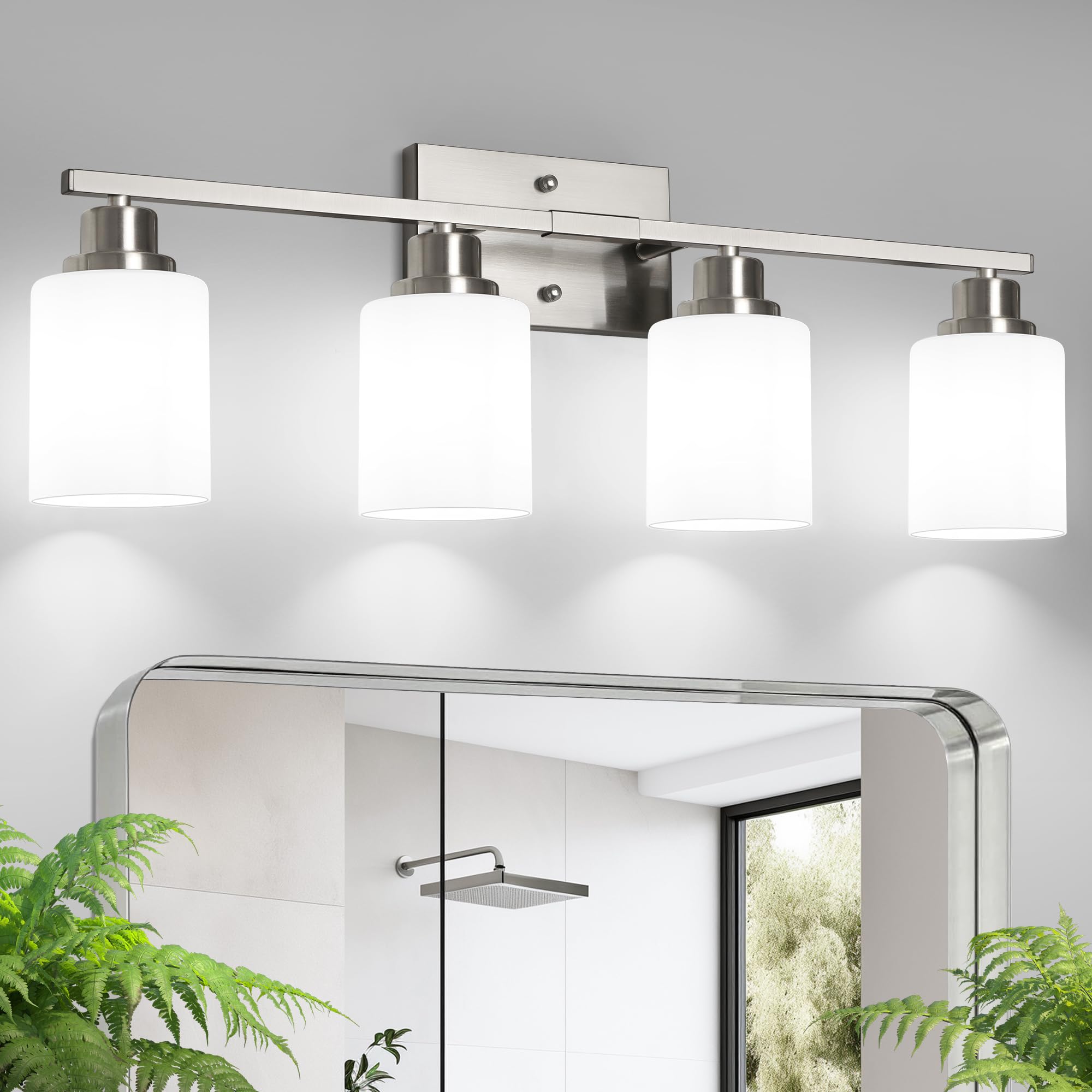 Ascher aplique frontal 4 luces aporta iluminación uniforme