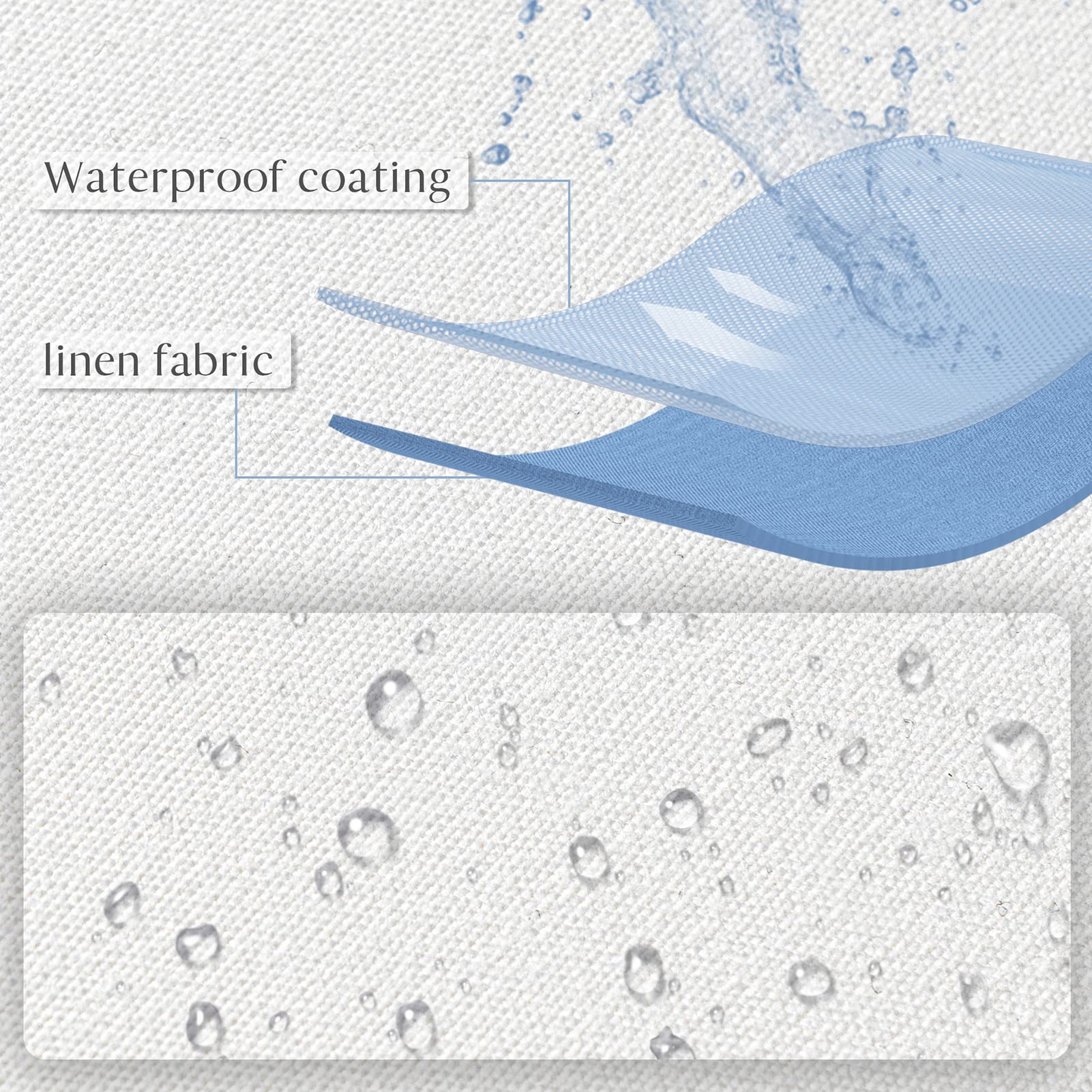 Ashler Home Deco inner 7D polyester fiber fill texture showing breathable softness