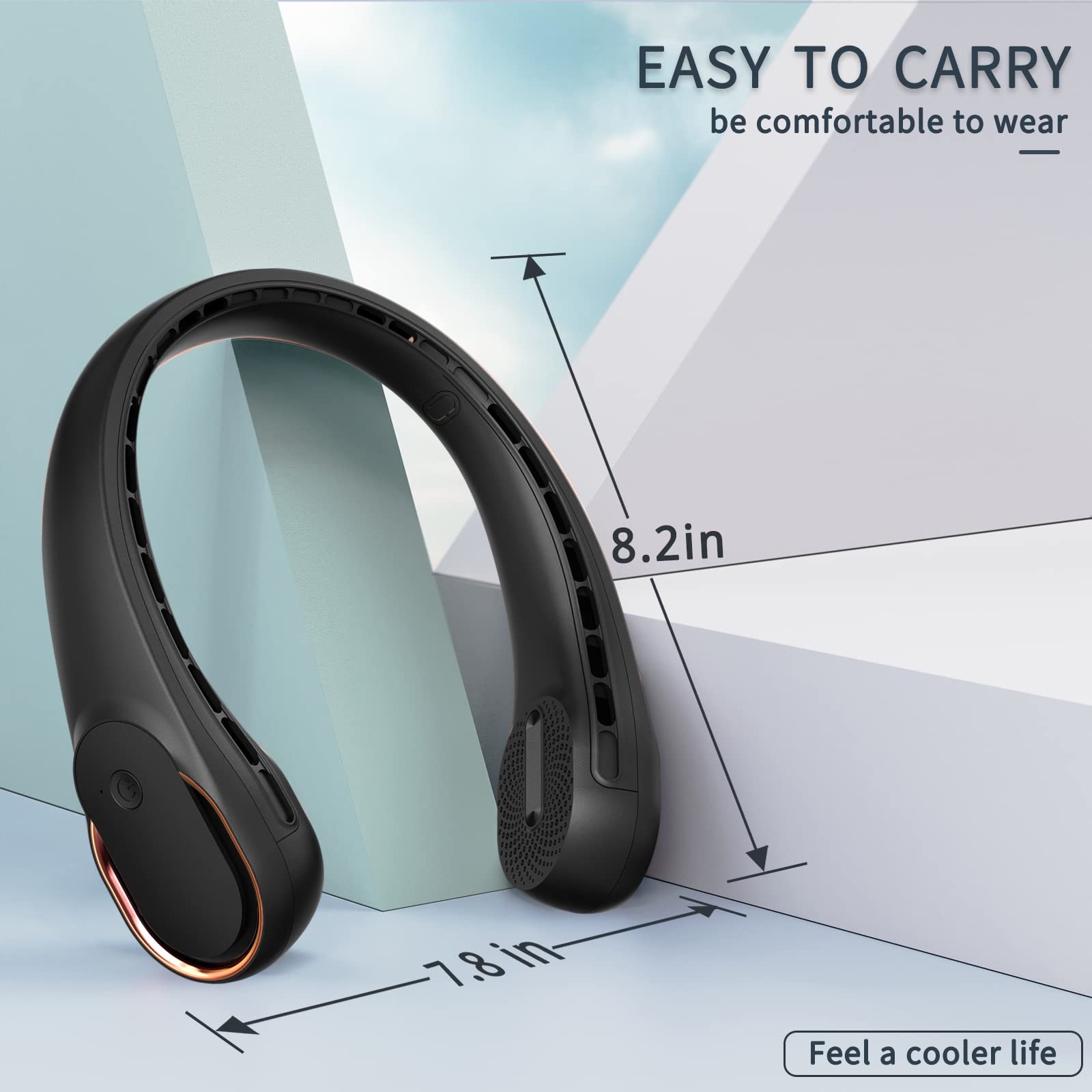 ASNUG ventilador en exterior ideal para viajes y actividades al aire libre