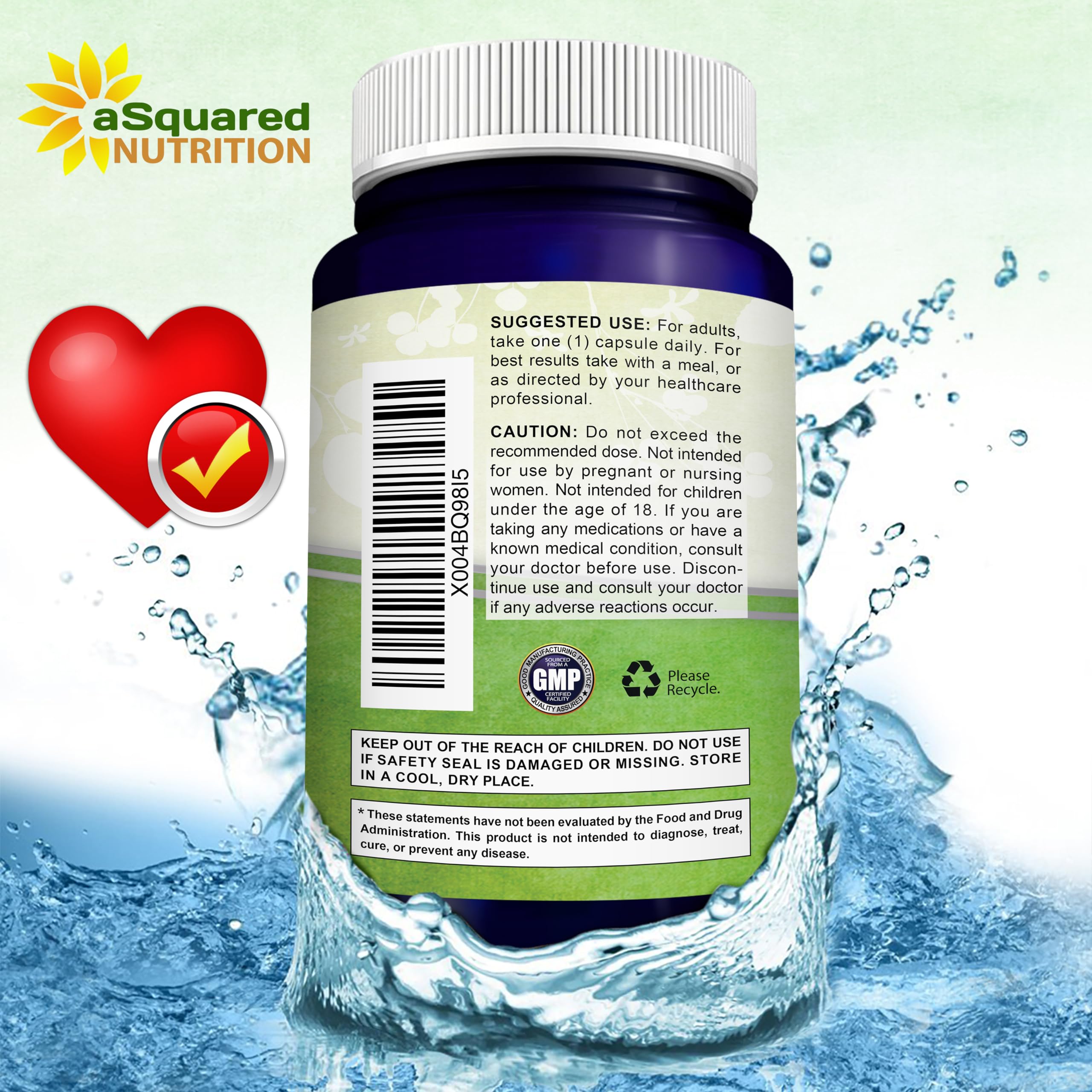 aSquared Nutrition producto en entorno saludable con frutas y libreta de rutina