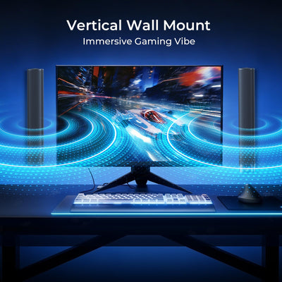Assistrust wall mounted in living room delivering cinematic room filling sound
