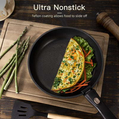 Astercook ceramic nonstick interior close-up for easy-release cooking